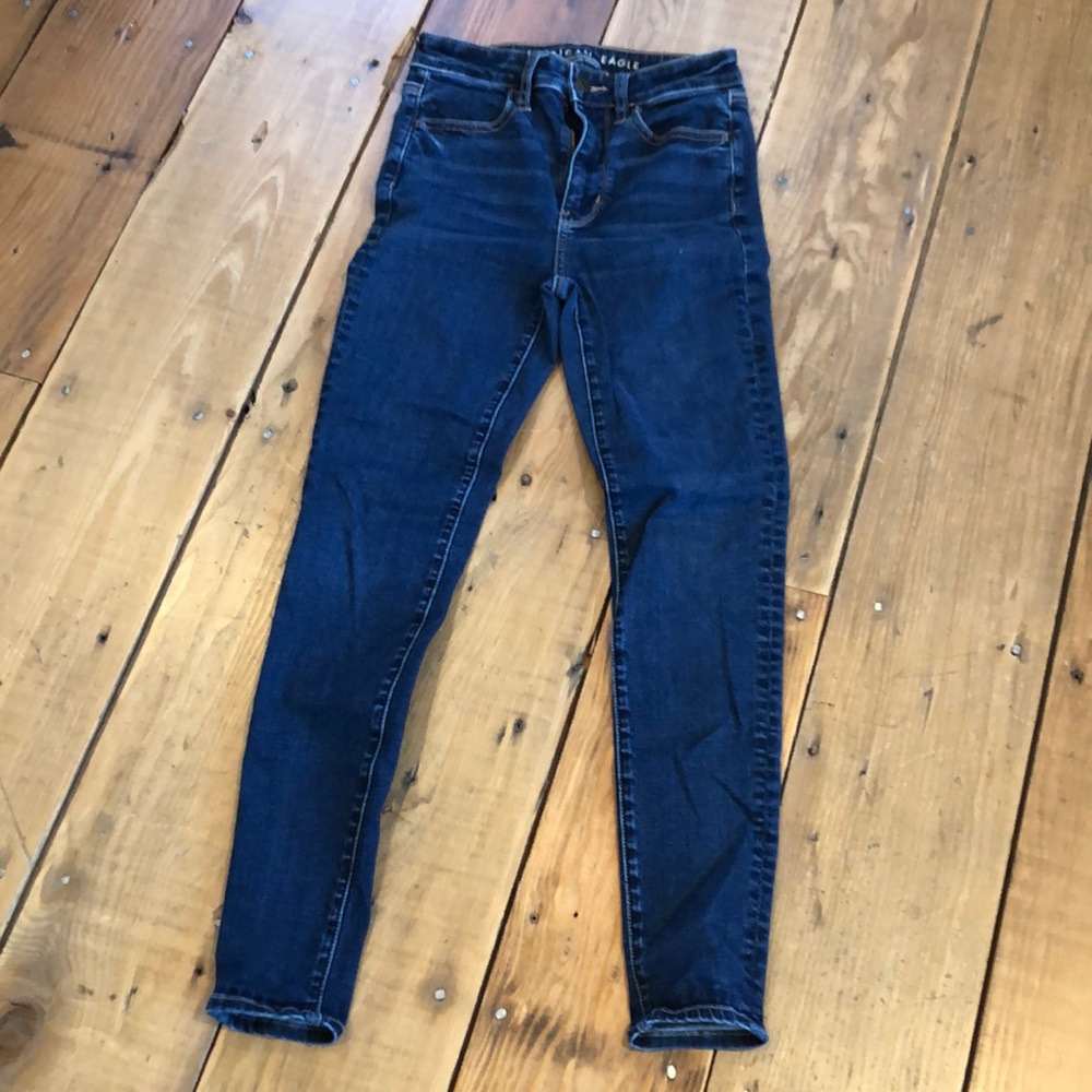EUC American Eagle super high rise jegging. Size 2